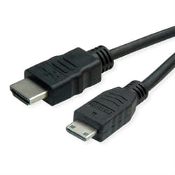 ROLINE 11445580 câble HDMI 2 m HDMI Type A (Standard) HDMI Type C (Mini) Noir