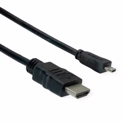 ROLINE 11445581 câble HDMI 2 m HDMI Type A (Standard) HDMI Type D (Micro) Noir