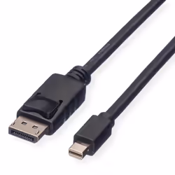 ROLINE 11445634, 1 m, DisplayPort, Mini DisplayPort, Mâle, Mâle, 2560 x 1600 pixels