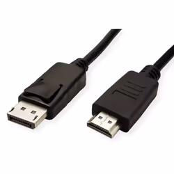ROLINE 11445780 1 m DisplayPort HDMI Noir