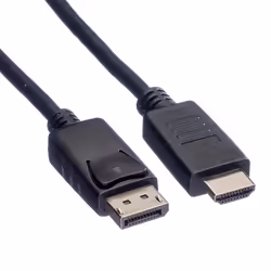 ROLINE 11445780 1 m DisplayPort HDMI Noir
