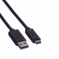 Secomp 11.44.9011 câble USB 1 m USB 3.2 Gen 1 (3.1 Gen 1) USB A USB C Noir