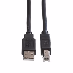 Secomp 11.44.8808 câble USB 0,8 m USB 2.0 USB A USB B Noir