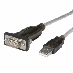 ROLINE 12021163, Gris, 1,8 m, USB Type-A, DB-9, Mâle, Mâle