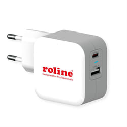 ROLINE 19111054 Universel Blanc Secteur Charge rapide Intérieure