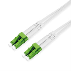 ROLINE 21158631 câble de fibre optique 2 m 2x LC OS2 Blanc