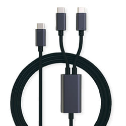 ROLINE 11028308 câble USB 1,85 m USB 2.0 USB C 2 x USB C Noir
