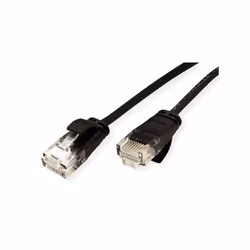 ROLINE 21.44.3954 câble de réseau Noir 1,5 m Cat6a U/UTP (UTP)
