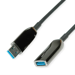 ROLINE 12.04.1076 câble USB 15 m USB 3.2 Gen 1 (3.1 Gen 1) USB A Noir