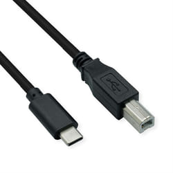 ROLINE 11028338 câble USB 4,5 m USB 2.0 USB C USB B Noir