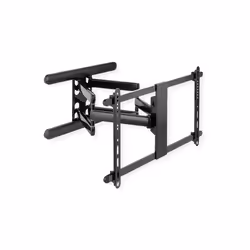 ROLINE 17.03.1246, 200 x 200 mm, 600 x 400 mm, -10 - 5°, -60 - 60°, Aluminium, Plastique, Acier, Noir