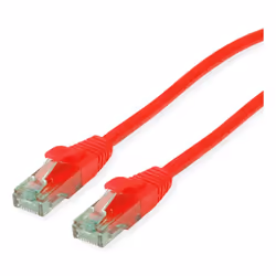 ROLINE 21.45.3118, 15 m, Cat6a, U/UTP (UTP), RJ-45, RJ-45, Rouge