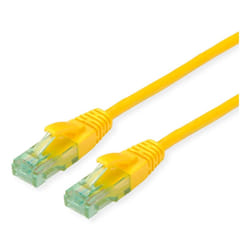 ROLINE 21.45.3120 câble de réseau Jaune 0,5 m Cat6a U/UTP (UTP)