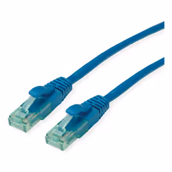 ROLINE 21.45.3185, 0,3 m, Cat6a, U/UTP (UTP), RJ-45, RJ-45, Bleu