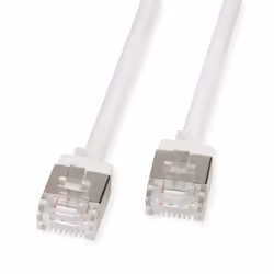 ROLINE 21.15.4570, 0,5 m, Cat6a, U/FTP (STP), RJ-45, RJ-45, Blanc
