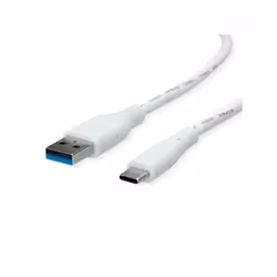 VALUE 11.99.9035 câble USB USB 3.2 Gen 1 (3.1 Gen 1) 2 m USB A USB C Blanc - Vue supplémentaire 3
