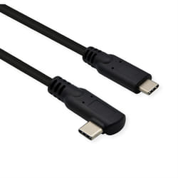 ROLINE 11.02.9075 câble USB 1 m USB 3.2 Gen 2x2 USB C Noir