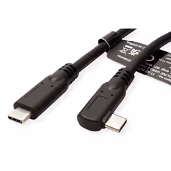 ROLINE 11.02.9075 câble USB 1 m USB 3.2 Gen 2x2 USB C Noir