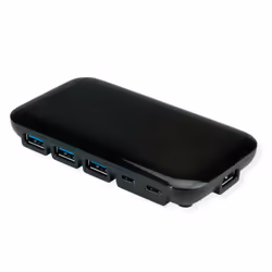 ROLINE 14.02.5055 hub & concentrateur USB 3.2 Gen 1 (3.1 Gen 1) Type-C 10240 Mbit/s Noir