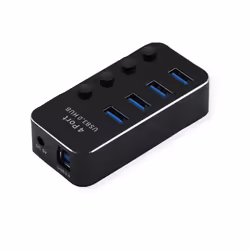 ROLINE 14.02.5056 hub & concentrateur USB 3.2 Gen 1 (3.1 Gen 1) Type-A 5120 Mbit/s Noir