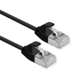 ROLINE 21.15.3350 câble de réseau Noir 0,15 m Cat6a U/FTP (STP)