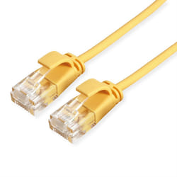 ROLINE 21.44.3921 câble de réseau Jaune 0,3 m Cat6a U/UTP (UTP)