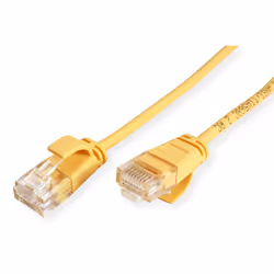 ROLINE 21.44.3921 câble de réseau Jaune 0,3 m Cat6a U/UTP (UTP)