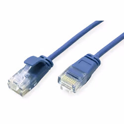 ROLINE 21.44.3942 câble de réseau Bleu 0,5 m Cat6a U/UTP (UTP)