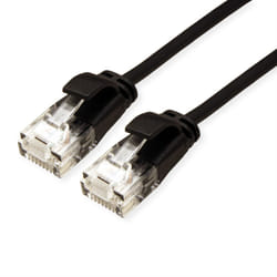 ROLINE 21.44.3951 câble de réseau Noir 0,3 m Cat6a U/UTP (UTP)