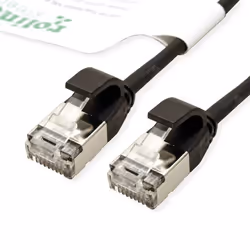 ROLINE 21.44.3350-100 câble de réseau Noir 0,15 m Cat6a U/FTP (STP)