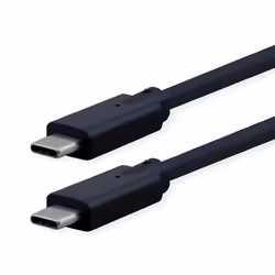 ROLINE 11.02.9077-10, 1,5 m, USB C, USB C, 20000 Mbit/s, Noir