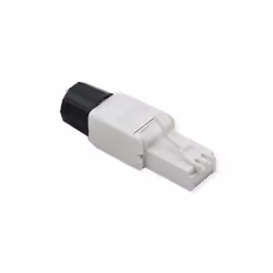 ROLINE 21.17.0324, RJ-45, Blanc, Mâle, Droit, Cat6a, U/UTP (UTP)