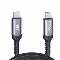 Value 11.99.9086 câble USB 1 m USB4 Gen 3x2 USB C Noir