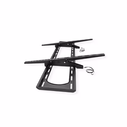 VALUE 17.99.1225 support pour téléviseur 3,05 m (120") Noir - Vue supplémentaire 5