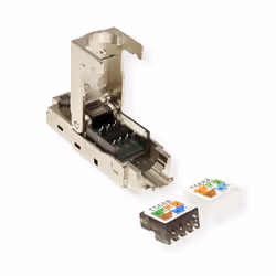 Value 26.99.0371 connecteur de fils RJ-45 Argent