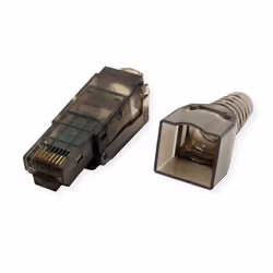 Value 26.99.0372 connecteur de fils RJ45 Noir, Transparent - Vue supplémentaire 4
