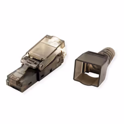 Value 26.99.0372 connecteur de fils RJ45 Noir, Transparent - Vue supplémentaire 5