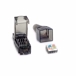 Value 26.99.0372 connecteur de fils RJ45 Noir, Transparent - Vue supplémentaire 7