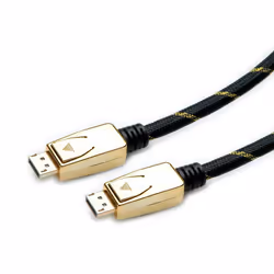 ROLINE 11.04.5922 câble DisplayPort 3 m Noir, Or - Vue supplémentaire 4