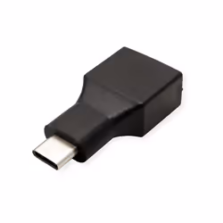 Value 12.99.9030 changeur de genre de câble USB Type C USB Type A Noir - Vue supplémentaire 2