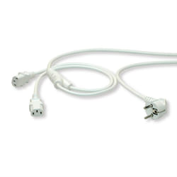 ROLINE 19.08.1023 câble électrique Blanc 2 m CEE7/7 IEC C13