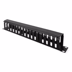 Value 26.99.0306, Conduit de câbles, Noir, 1U, 48,3 cm (19"), 660,6 g, 1 pièce(s)