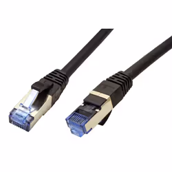 Value 21.99.1964 câble de réseau Noir 0,3 m Cat6a S/FTP (S-STP)