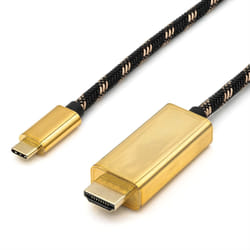 ROLINE 11.04.5844 adaptateur graphique USB 3840 x 2160 pixels Noir, Or