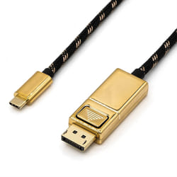 ROLINE 11.04.5849 adaptateur graphique USB 4096 x 2560 pixels Noir, Or