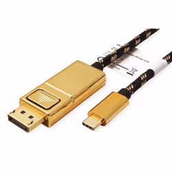 ROLINE 11.04.5849 adaptateur graphique USB 4096 x 2560 pixels Noir, Or