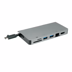 ROLINE 12.02.1022 station d'accueil Avec fil USB 3.2 Gen 1 (3.1 Gen 1) Type-C Gris
