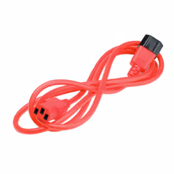ROLINE 19.08.1525 câble électrique Rouge 0,8 m Coupleur C14 Coupleur C13