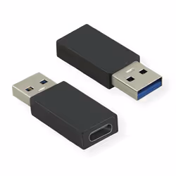 Value Adapter, USB 3.2 Gen 1, Type A - C, M/F USB Type A USB Type C Noir