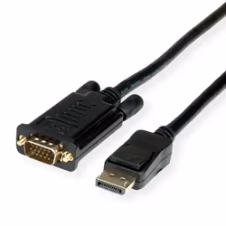 ROLINE 11.04.5972, 2 m, DisplayPort, VGA (D-Sub), Mâle, Mâle, 1920 x 1080 pixels